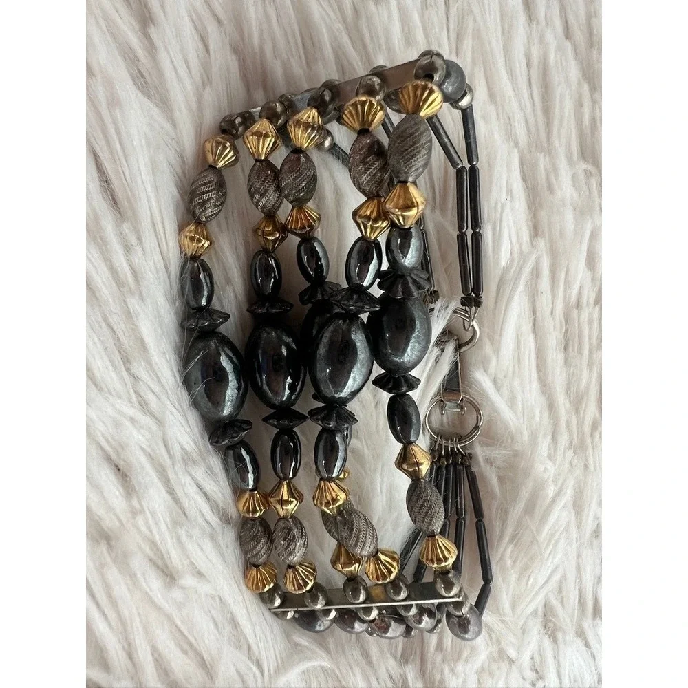 Vintage Hematite Bracelet 7
